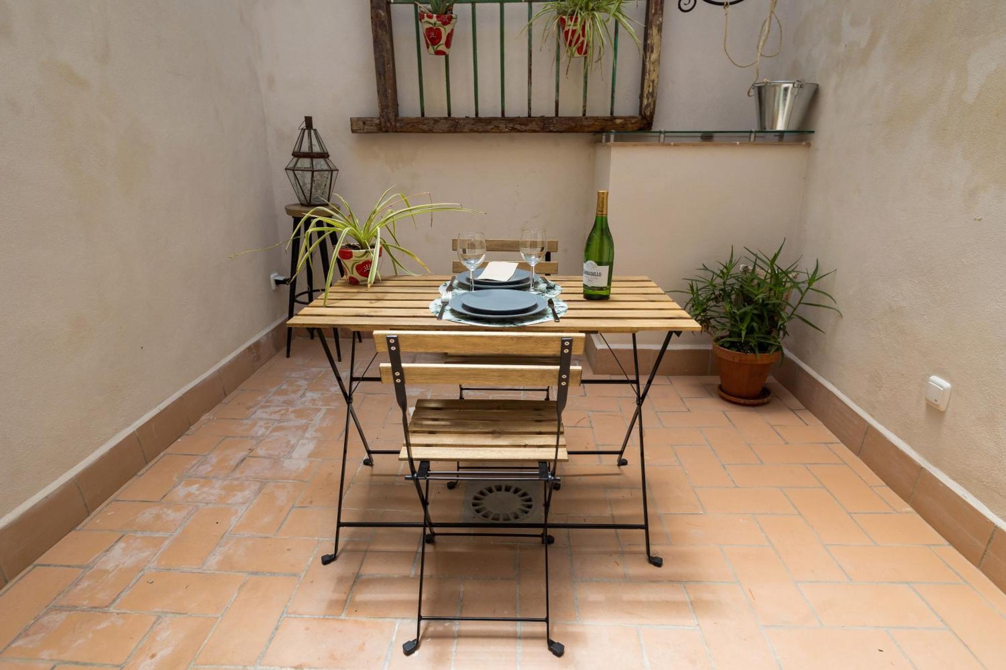 Casa Portus Gaditanus S XVIII Patio Andaluz El Puerto de Santa María Rom bilde